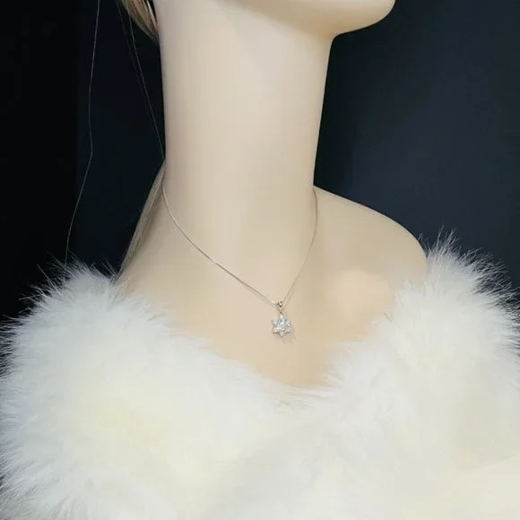 1ct. t.w. Diamond Star of David Necklace - Picture 6 of 10
